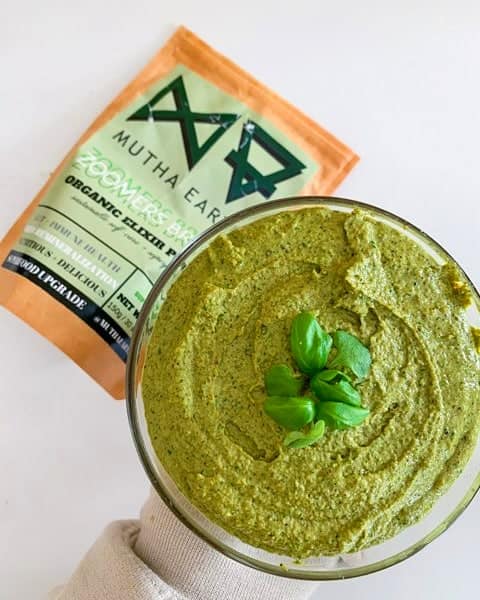Vegan PESTO ft M/E’s Zoomers Broth Powder