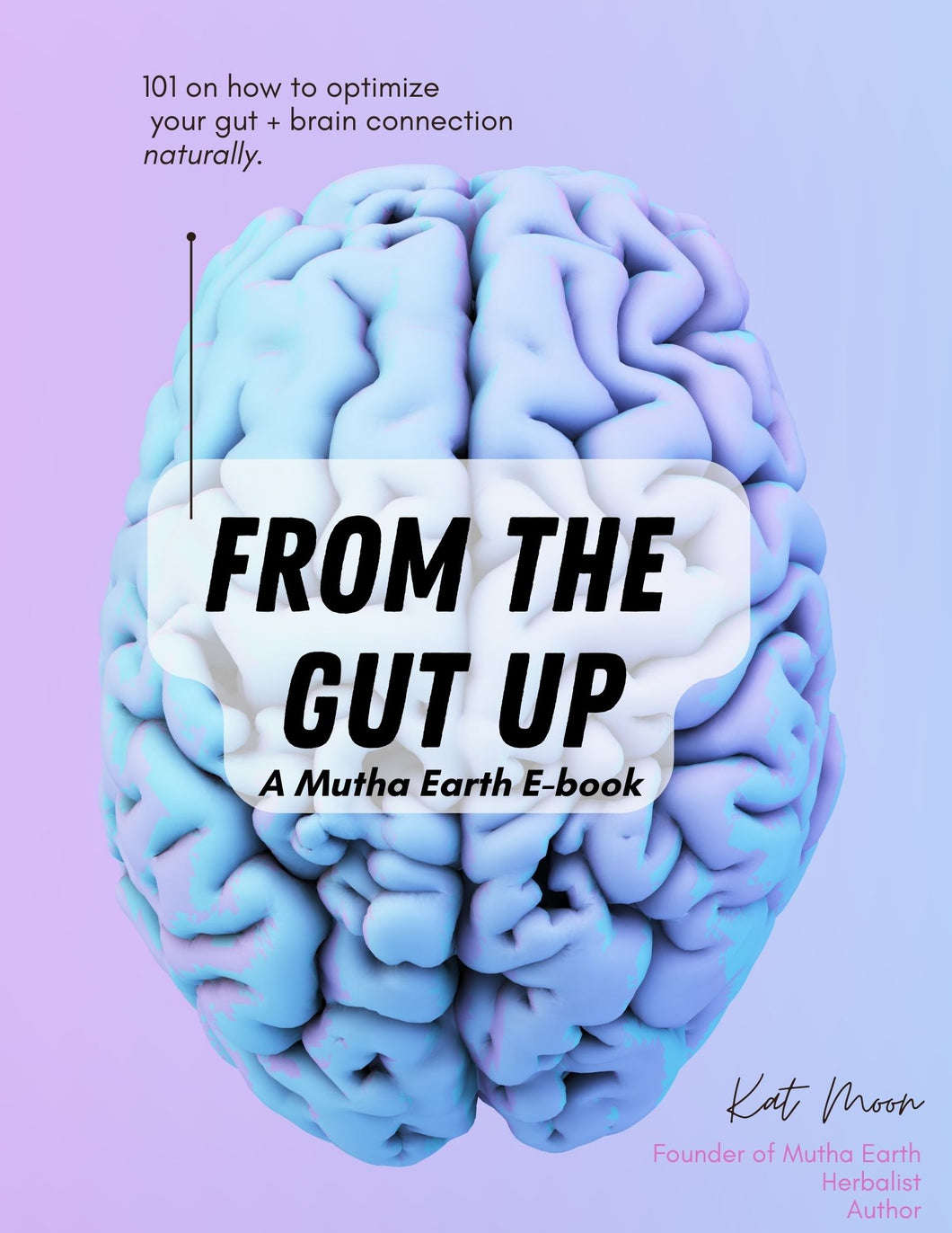 From The Gut-Up Ebook - Optimize  your gut + brain connection, naturally.