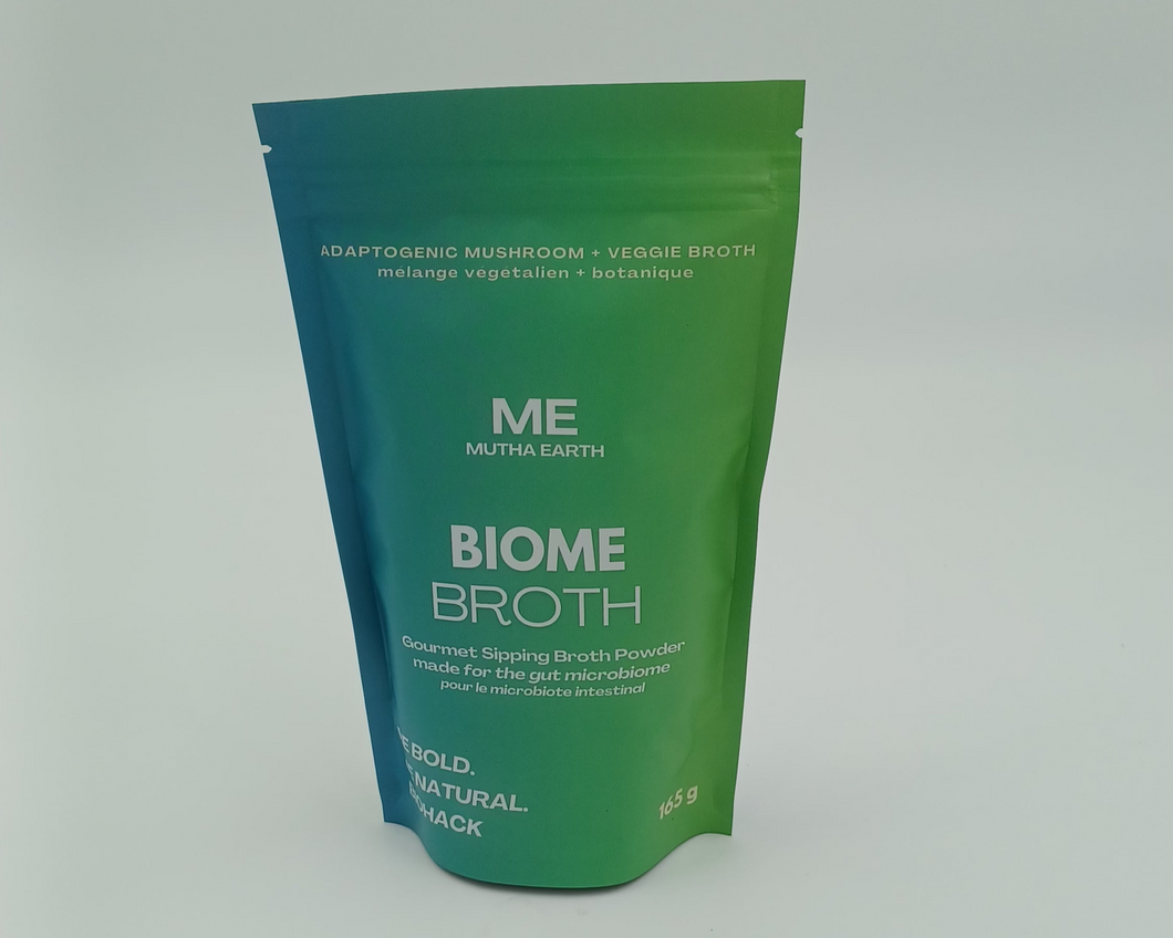 Biome Broth – Adaptogenic Mushroom & Seaweed Superfood Broth (135 g, ~25 Servings)