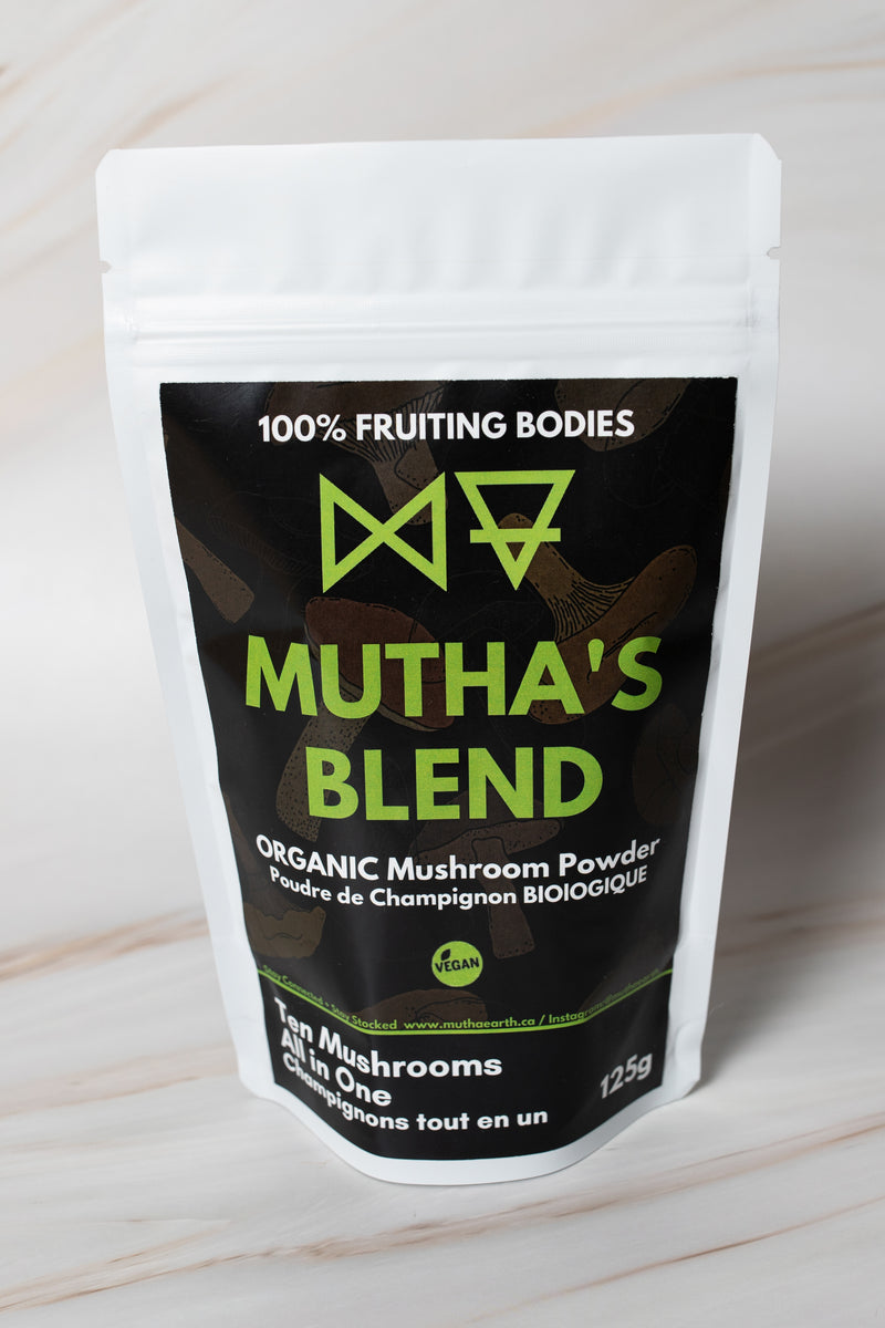 Muthas Blend Organic Mushroom Powder (10 in 1) 125g – Mutha Earth (ME)