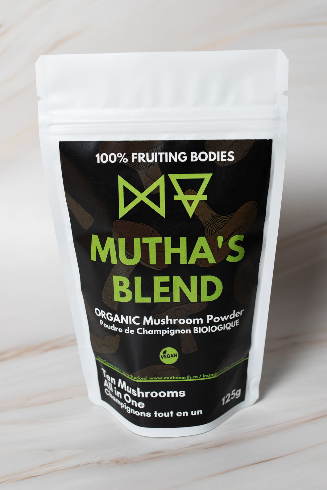 Muthas Blend Organic Mushroom Powder (10 in 1) 125g